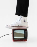 کانورس کلاسیک سفید ساقدار