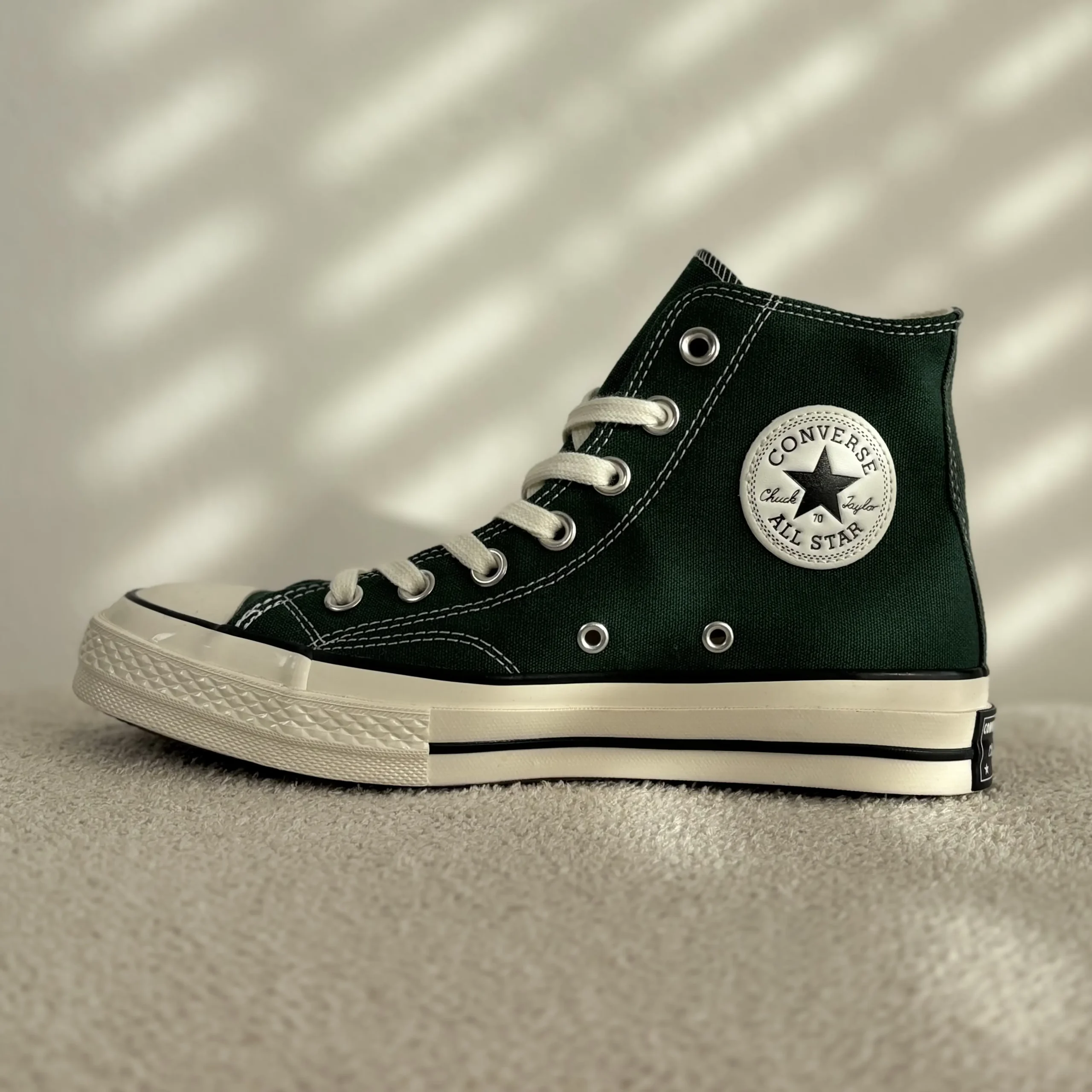 IMG_1158 کانورس ۱۹۷۰ سبز تیره Converse 1970 Dark Green - Image 1