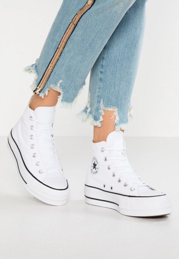 کفش کانورس پلتفرم سفید Converse Platform White