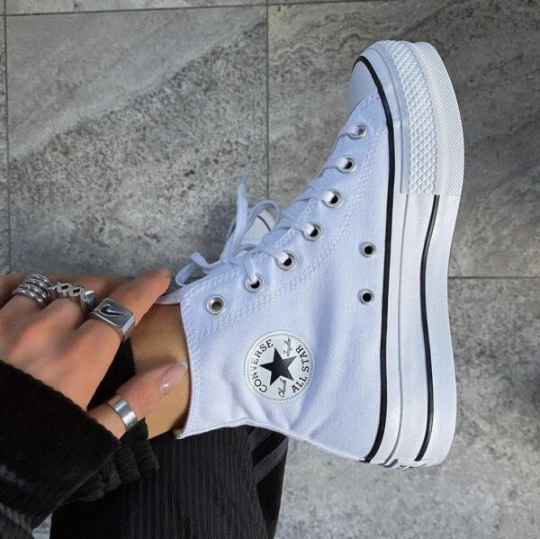 کفش کانورس پلتفرم سفید Converse Platform White