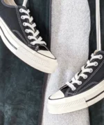 converse 1970 black low کانورس ۱۹۷۰ مشکی بدون ساق - Image 3