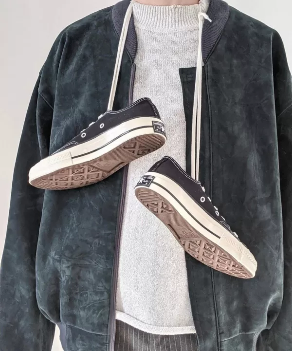 converse 1970 black low کانورس ۱۹۷۰ مشکی بدون ساق
