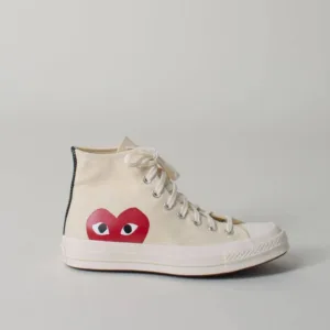کانورس پلی کرم Converse Play CDG Black Cream
