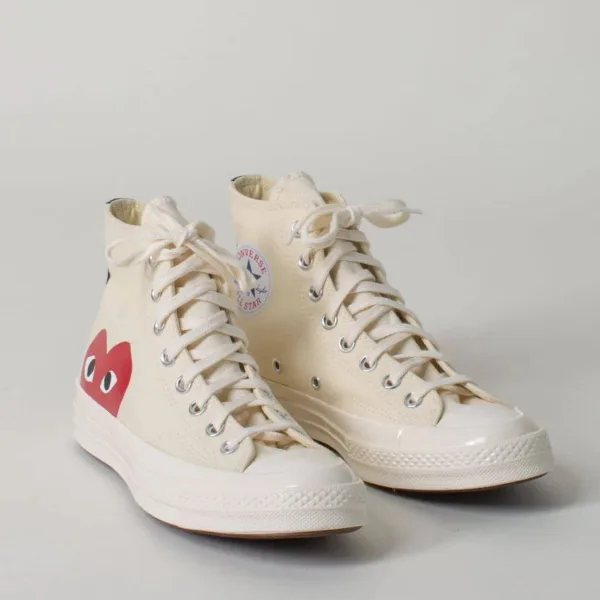 کانورس پلی کرم Converse Play CDG Black Cream
