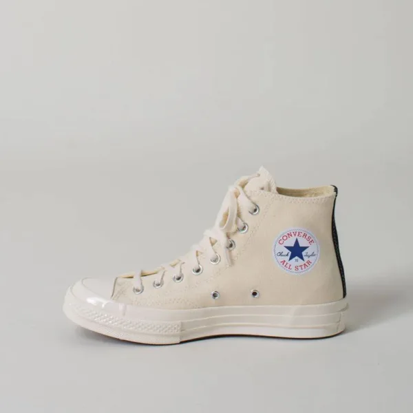 کانورس پلی کرم Converse Play CDG Black Cream