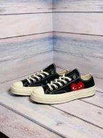کانورس پلی مشکی ساق کوتاه Converse Play CDG Black Black low