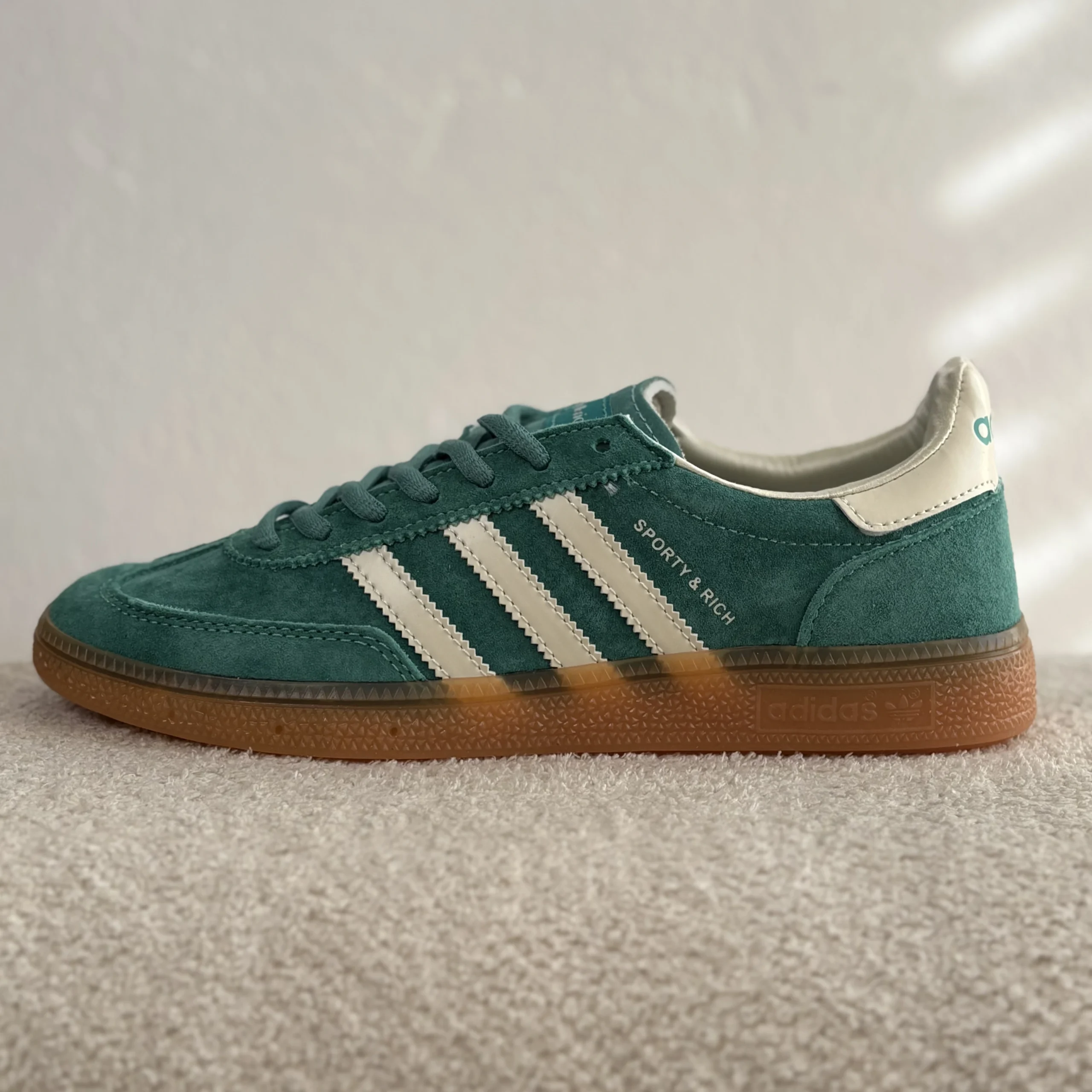 کتونی شیک دخترانه سبز سامبا زنانه شیک